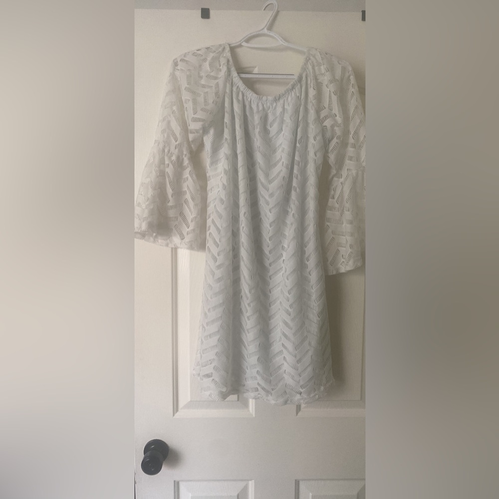 White boutique style dress